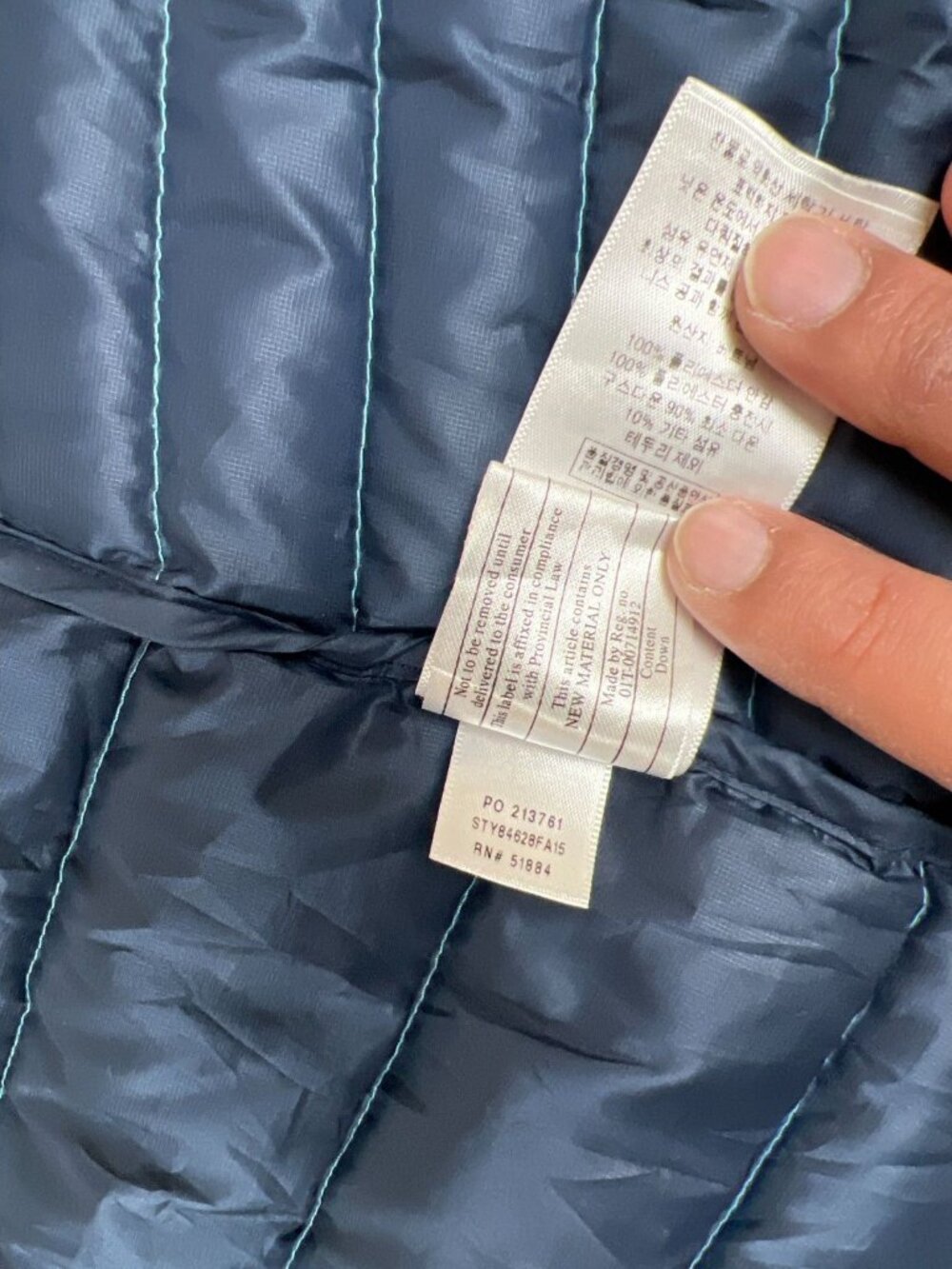 Patagonia Women XS Down Sweater Vest Blue 800-Fill Puffer Ultralight Quilted - Picture 5 of 12